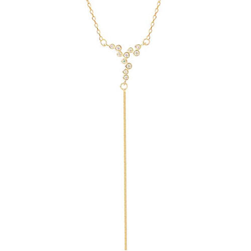 2020 new delicate diamond tassels choker necklace in 925 silver